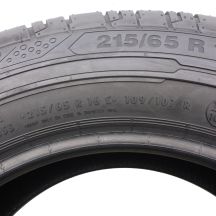 4. 2 x CONTINENTAL 215/65 R16C 109/107R ContiVanContact 200 Lato 2016 8,5-8,9mm