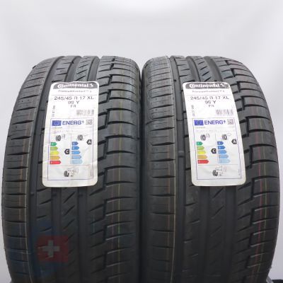 Opony 245/45 R17 2x CONTINENTAL 99Y XL PremiumContact 6 Letnie 2022 