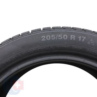 5. 4 x CONTINENTAL 205/50 R17 93V XL  ContiContact TS815 Wielosezon 2019, 2020 Jak Nowe 7-8,2mm