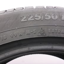 2. Opony 225/50 R18 2x CONTINENTAL 99H XL AO ContiWinterContact TS830P Zimowe 2022 Jak Nowe 8,2mm