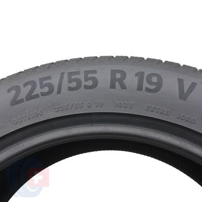 6. 4 x CONTINENTAL 225/55 R19 103V XL PremiumContact 6 Lato 2022 Jak Nowe Nieużywane 