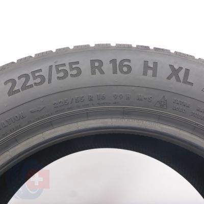 7. Opony 225/55 R16 4x CONTINENTAL 99H XL WinterContact TS 870 P Zimowe 2022/24 