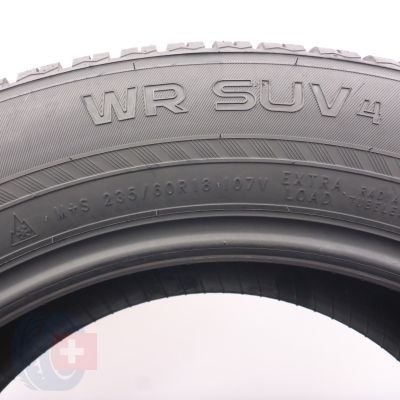 6. Opony 235/60 R18 4x NOKIAN 107V XL WR SUV 4 Zimowe 2020 8,2-8,5mm Jak Nowe