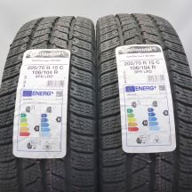 Opony 205/70 R15C 2x CONTINENTAL 106/104R VanContact Winter Zimowe 2021 