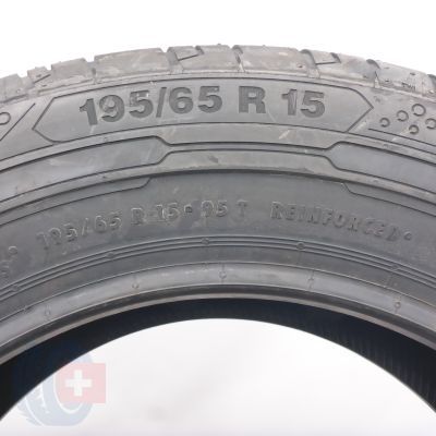 6. Opony 195/65 R15 4x CONTINENTAL 95T ContivanContact 200 RF Letnie 2022 Nieużywane 