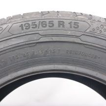 6. Opony 195/65 R15 4x CONTINENTAL 95T ContivanContact 200 RF Letnie 2022 Nieużywane 