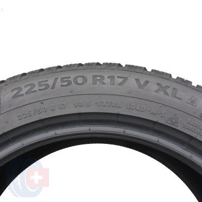 4. 2 x CONTINENTAL 225/50 R17 98V XL WinterContact TS860 Zima 2020 6,2-7,2mm