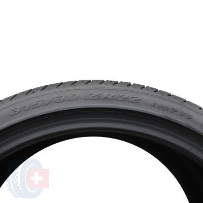 5. 2 x PIRELLI 315/30 ZR22 107Y XL P Zero N0 Lato 2020 6mm