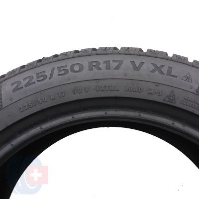 5. Opona 225/50 R17 1x CONTINENTAL 98V XL WinterContact TS 860 Zimowa 2017 8,6mm Jak Nowa