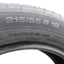 4. 4 x CONTINENTAL 215/55 R18 95H 6,5-7mm PremiumContact 2 Lato DOT13
