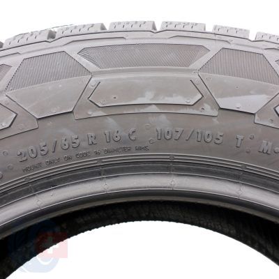 4. Opona 205/65 R16C 1x CONTINENTAL107/105T VanContact Winter Zimowa 2023 7,8mm Jak Nowa 