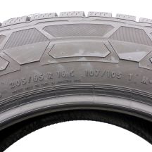 4. Opona 205/65 R16C 1x CONTINENTAL107/105T VanContact Winter Zimowa 2023 7,8mm Jak Nowa 