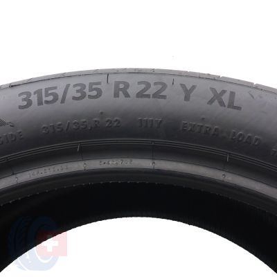 4. 2 x CONTINENTAL 315/35 R22 111Y XL PremiumContact 6 RunFlat BMW Lato 2024 5,5-6mm