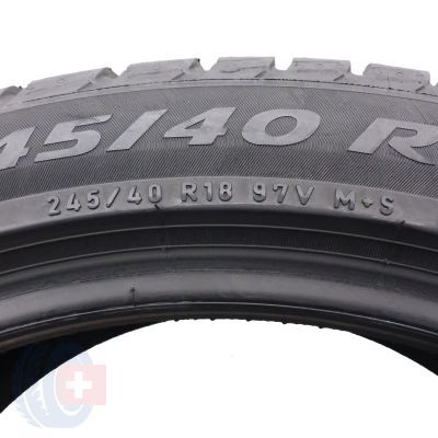 6. 4 x PIRELLI 245/40 R18 97V XL Sottozero 3 Winter A0 Zima 2022 5,8-6,2mm