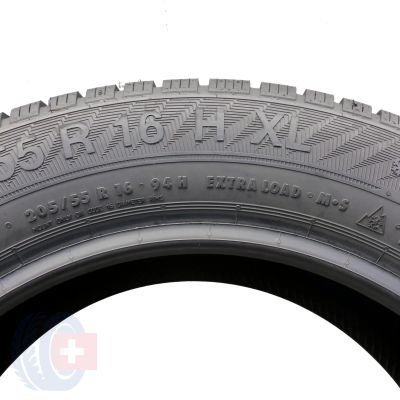 7. 4 x GISLAVED 205/55 R16 94H XL Euro Frost 6 Zima 2023 7.9-8.5mm