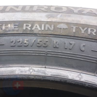 6. Opony 225/55 R17C 4x UNIROYAL 109/107T SnowMax 3 Zimowe 2022 Nieużywane 