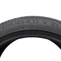 4. Opona 205/45 R17 1x CONTINENTAL 88V XL PremiumContact 6 Letnia 2021 7mm Jak Nowa