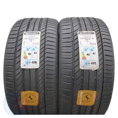 2 x CONTINENTAL 285/35 R21 105Y XL ContiSportContact 5 BMW Seal Lato 2019 Jak Nowe