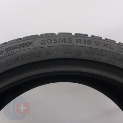 5. Opony 205/45 R18 2x BARUM 90V XL Polaris5 Zimowe 2021 Nieużywane Jak Nowe 