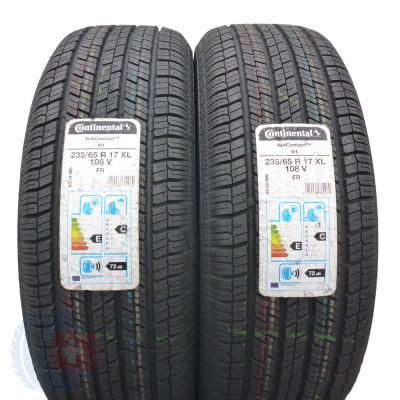 4. 4 x CONTINENTAL 235/65 R17 108V XL 4x4 Contact N1 Lato 2021 Jak Nowe