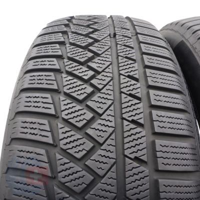 3. 2 x CONTINENTAL 215/55 R18 99V XL WinterContact TS850P Zima 6,8mm 2021 Jak Nowe