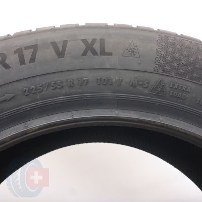 6. Opony 225/55 R17 2x CONTINENTAL 101V XL All SeasonContact 2 Wielosezonowe 2024 Jak Nowe