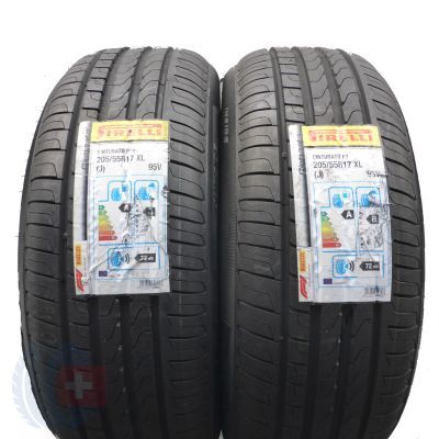 Opony 205/55 R17 2x PIRELLI 95V XL J Cinturato P7 Letnie 2020 Nieużywane 