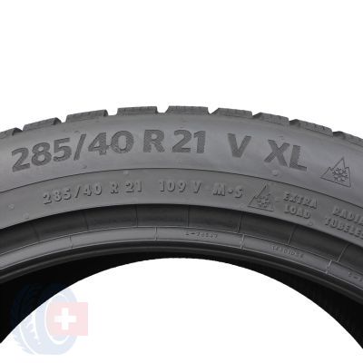 7. 4 x CONTINENTAL 285/40 R21 109V XL WinterContact TS870P Zima 2023 7,8mm