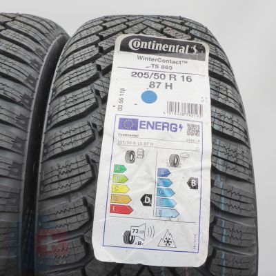 3. Opony 205/50 R16 2x CONTINENTAL 87H WinterContact TS 860 Zimowe 2022  3. Opony 205/50 R16 2x CONTINENTAL 87H WinterContact TS 860 Zimowe 2022