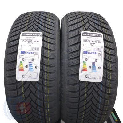 5. 4 x SEMPERIT 215/55 R18 99V XL Speed-Grip 5 Zima 2023 Jak Nowe Nieużywane 