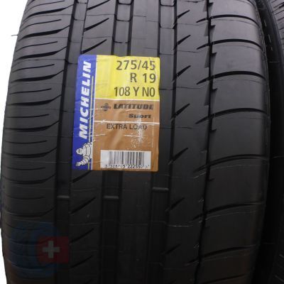 2. Opony 2x MICHELIN 275/45 R19 108Y XL Latitude Sport N0 Letnie 2015 