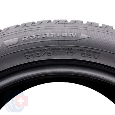 6. 4 x FULDA 215/55 R17 98V XL Kristall Control HP2 Zima 2020, 2021, 2022 7-8mm