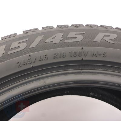 6. Opona 245/45 R18 1x PIRELLI 100V XL Winter Sottozero 3 BMW M0 Zimowa 2023 7,2mm 