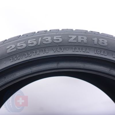 4. Opony 255/35 R18 2x CONTINENTAL 94Y XL ContiSportContact 3 MO Letnie 2011 5,8-6mm