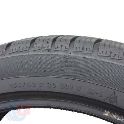 7. 2 x CONTINENTAL 255/40 R20 101V XL ContiWinterContact TS830P N0 Zima 2022, 2023 6,7-7mm