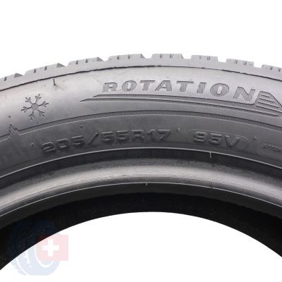 5. 2 x DUNLOP 205/55 R17 95V XL Winter Sport 5 Zima 2020 5,8mm