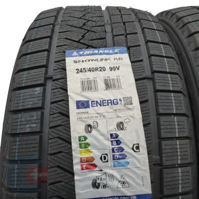 2. Opony 245/40 R20 2x TRIANGLE 99V XL Snowlink Zimowe 2024 Nieużywane
