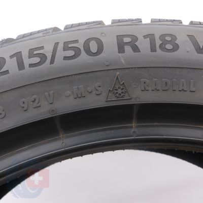 6. Opony 215/50 R18 2x BARUM 92V Polaris 5 Zimowe 2019 Jak Nowe