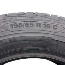 4. Opony 195/65 R16C 2x CONTINENTAL 104/102T ContiVanContact 100 Letnie 2019 Jak Nowe Nieużywane