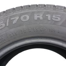 4. Opony 215/70 R15C 2x CONTINENTAL 109R VancoCamper Letnie 2020, 2022 7-7,8mm