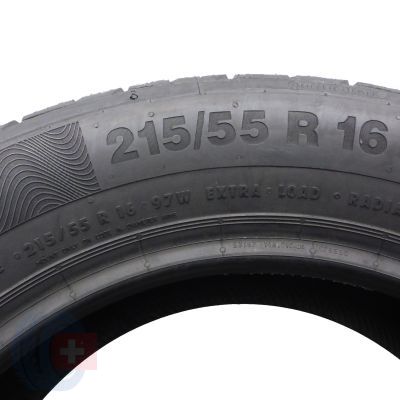 6. Opony 215/55 R16 2x CONTINENTAL 97W ContiPremiumContact 5 Letnie 2018 Nieużywane