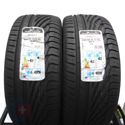 4. Opony 225/45 R17 4x UNIROYAL 94Y XL RainSport 3 Letnie 2019 Jak Nowe Nieużywane