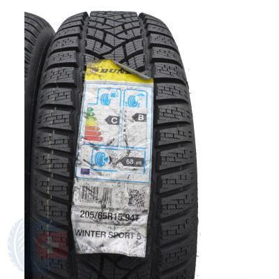 3. Opony 205/65 R15 2x DUNLOP 94T Winter Sport 5 Zimowe 2018 Jak Nowe