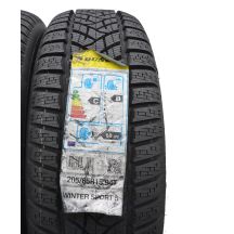 3. Opony 205/65 R15 2x DUNLOP 94T Winter Sport 5 Zimowe 2018 Jak Nowe
