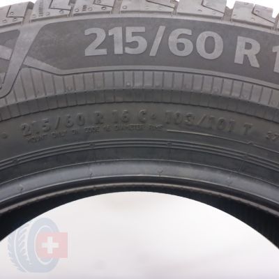 6. Opony 215/60 R16C 2x CONTINENTAL 103/101T VanContact eco Letnie 2023