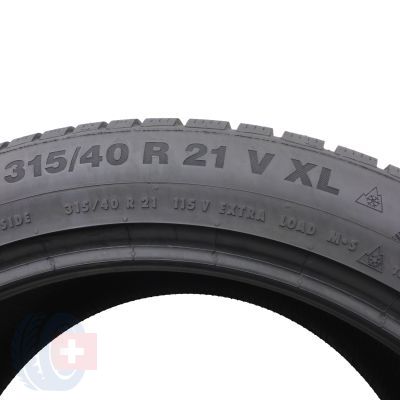 5. 2 x CONTINENTAL 315/40 R21 115V XL WinterContact TS850P Zima 2018 5,5mm 