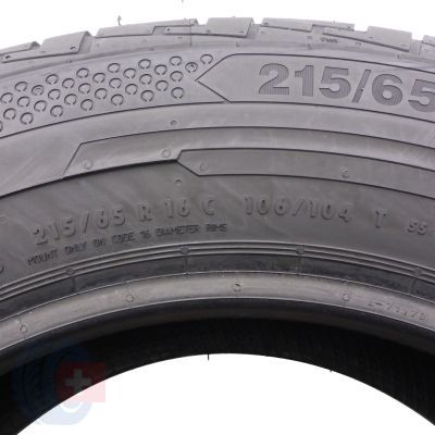 2. 1 x CONTINENTAL 215/65 R16C 106/104T ContiVanContact 100 Lato 2016 8,5mm