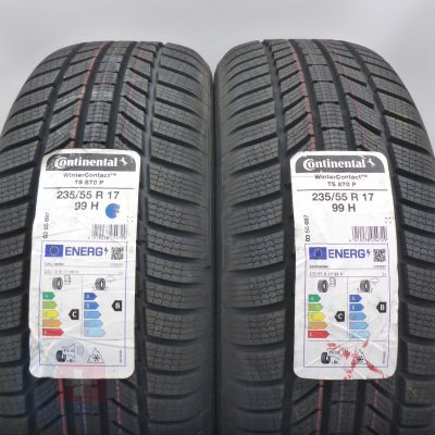Opony 235/55 R17 2x CONTINENTAL 99H WinterContact TS 870 P Zimowe 2023 