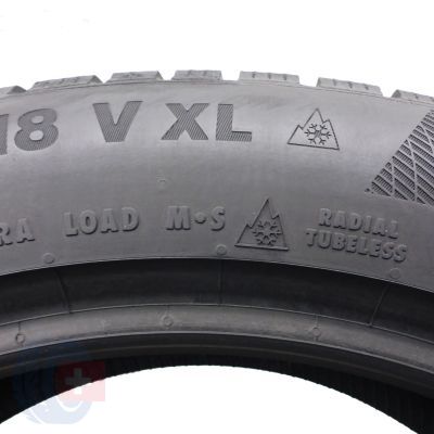 2. 4 x CONTINENTAL 215/55 R18 99V XL WinterContact TS850P Zima 7-7,8mm 2021 Jak Nowe