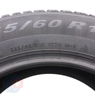 6. 4 x PIRELLI 235/60 R18 107H XL Winter Scorpion 2 Zima 2022 6-7,2mm